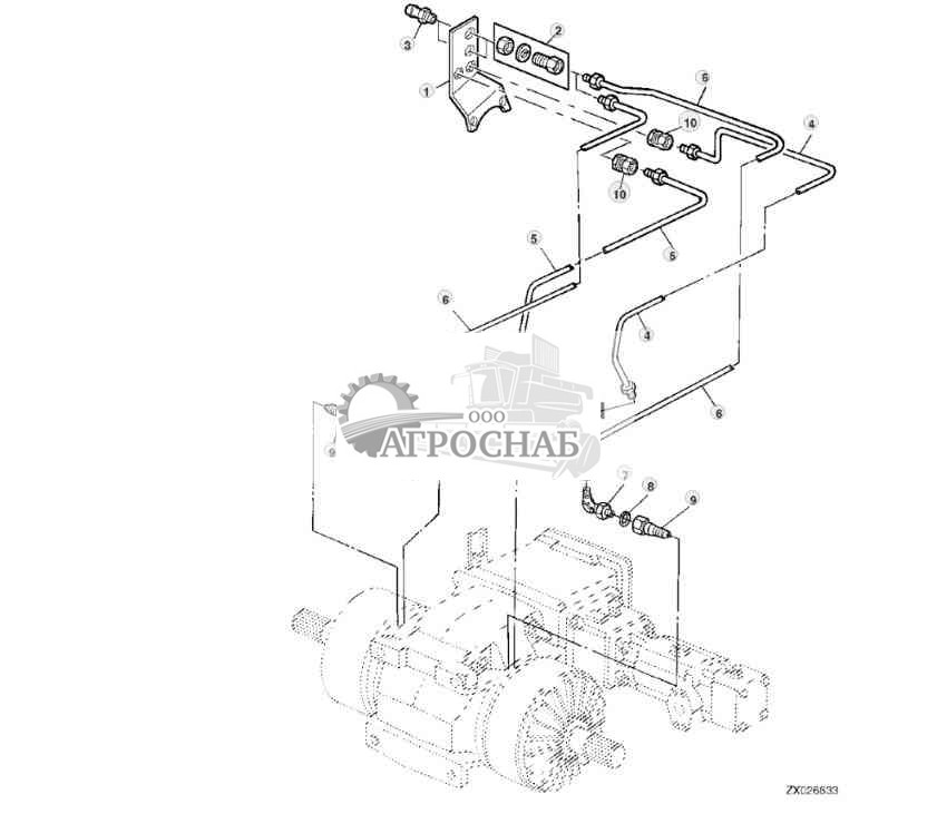 Линии, тормоз  стравливание 